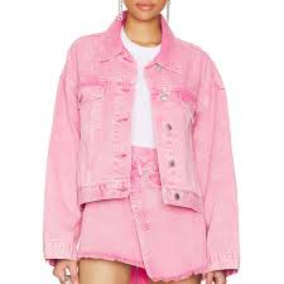 Steve Madden “Barbie” Matching Jean Skirt and Jacket - Picture 2 of 2